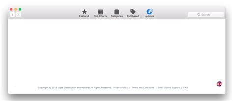 app store on mac is blank